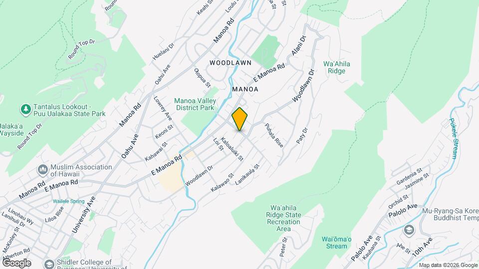 2943 Kahaloa Dr Map and Location Details