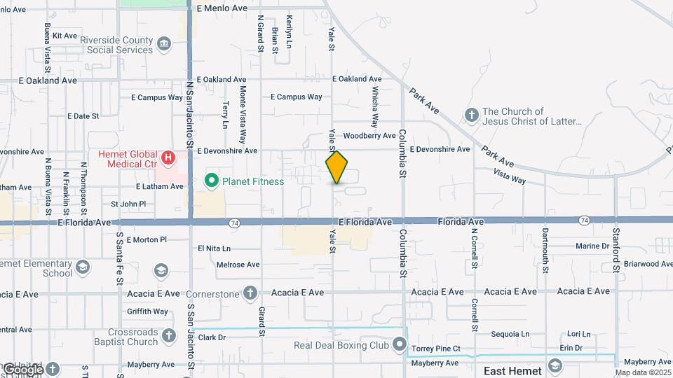 178 N Yale St Map and Location Details