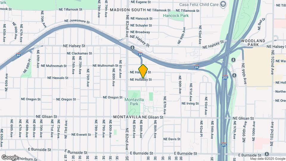 8354 NE Holladay St Map and Location Details
