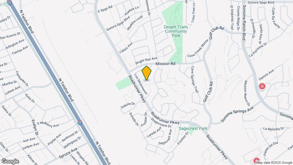 2232 San Felipe Map and Location Details