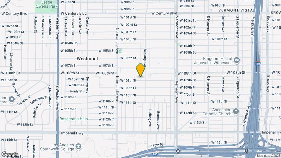 1217-1221 W 109th St Map and Location Details