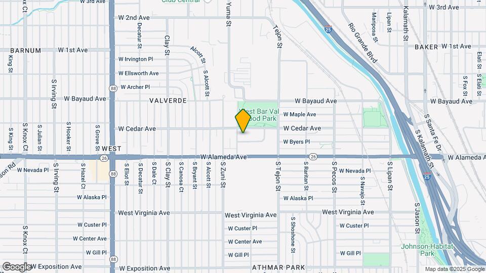 Columbine Apartment Homes Map and Location Details