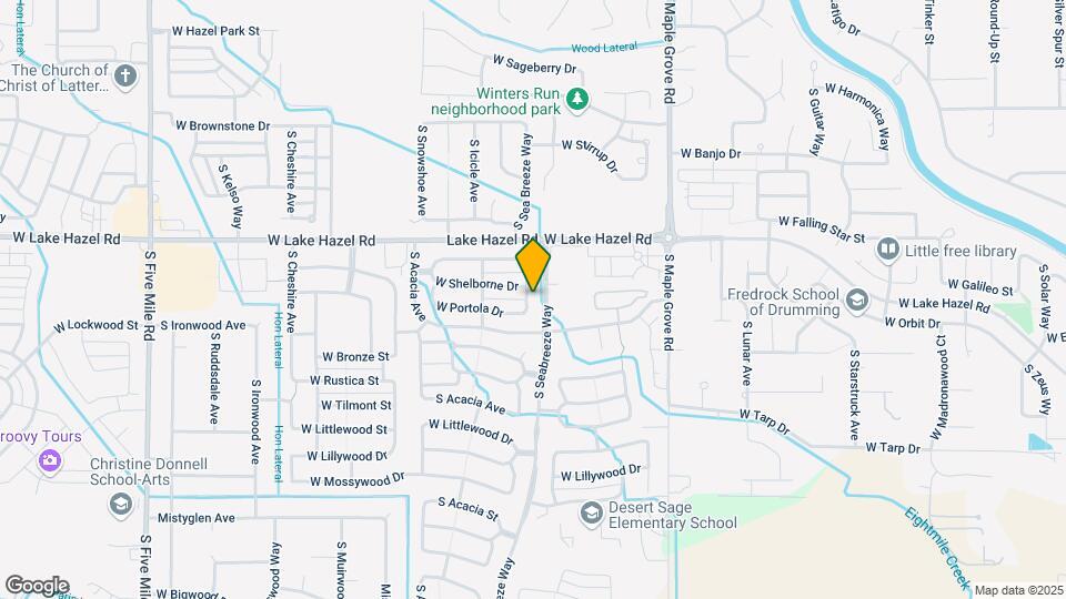 6384 S White Cliff Ave Map and Location Details