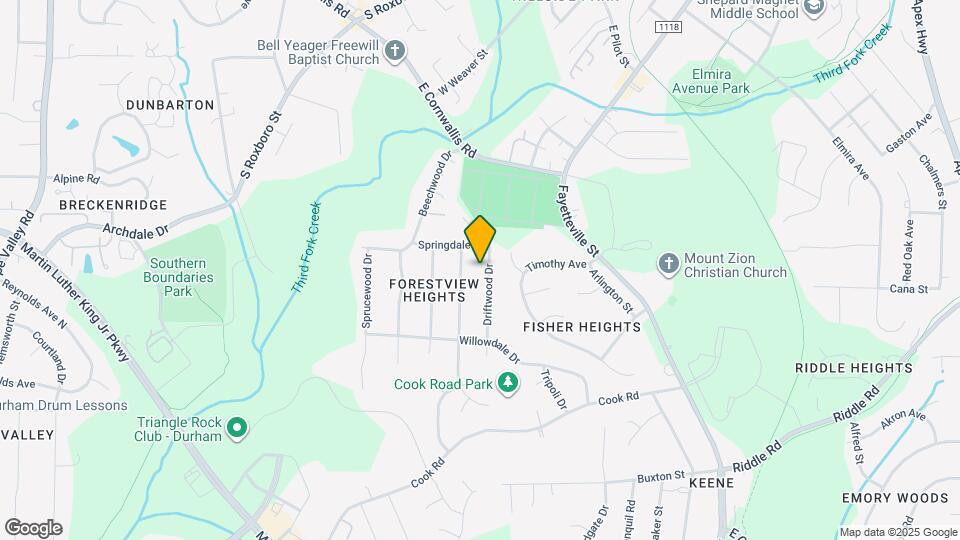 2910 Driftwood Dr Map and Location Details