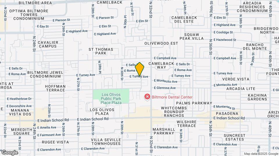 3109 E Turney Ave Map and Location Details