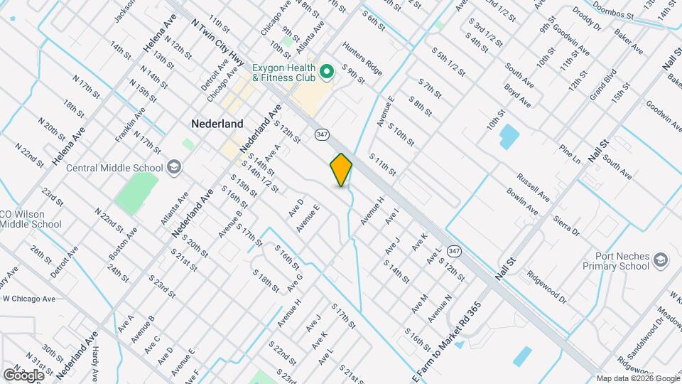 707 S 13th St Map and Location Details