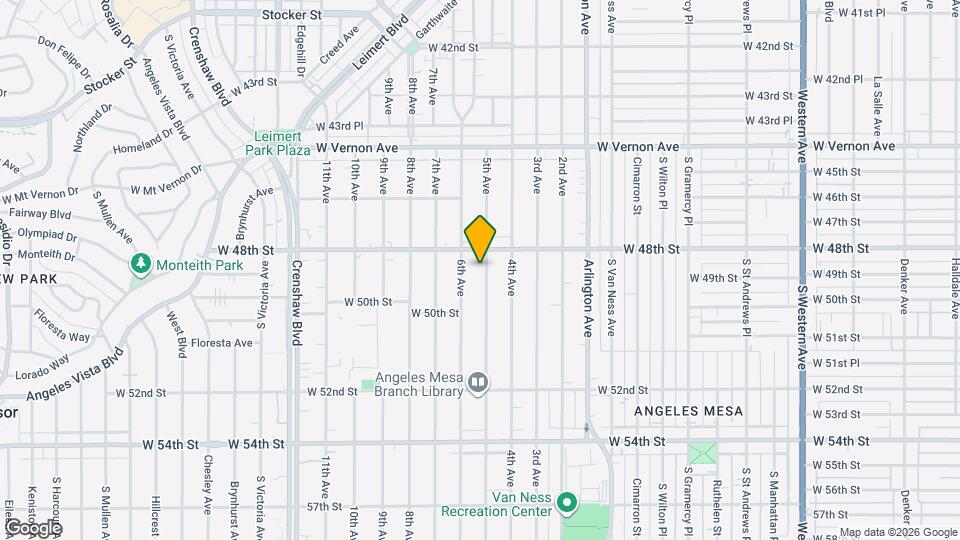 4823 5th Ave, Unit 1/2 Mapa y Detalles de la Ubicación