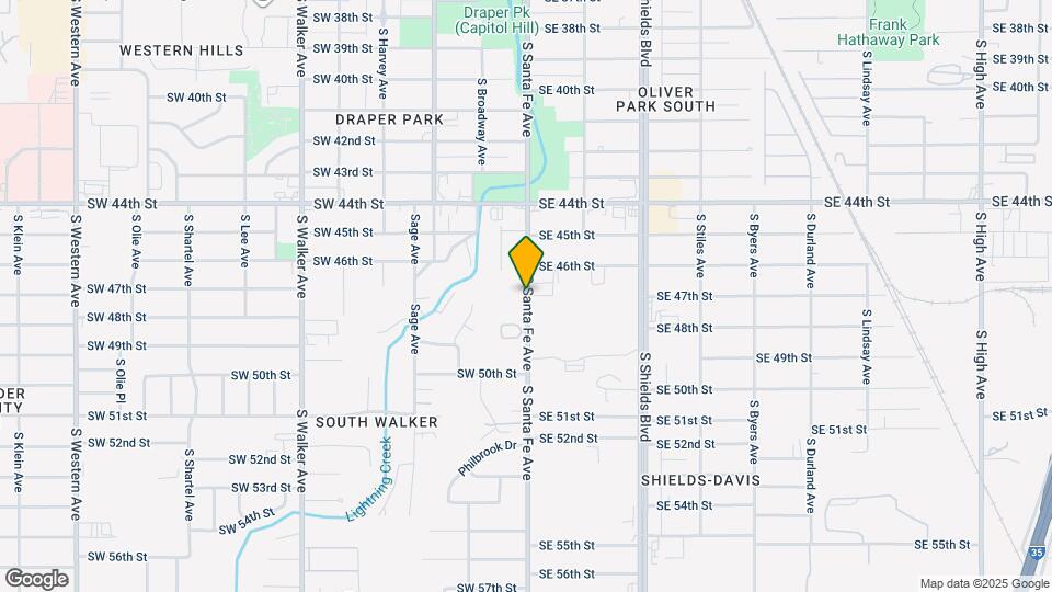 4713 S Santa Fe Ave Map and Location Details