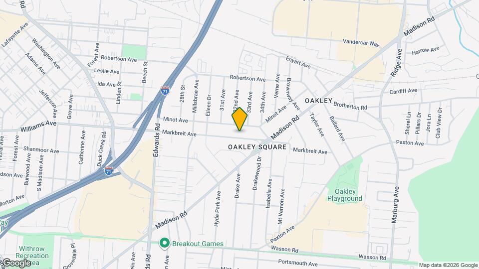 2892 Markbreit Ave Map and Location Details