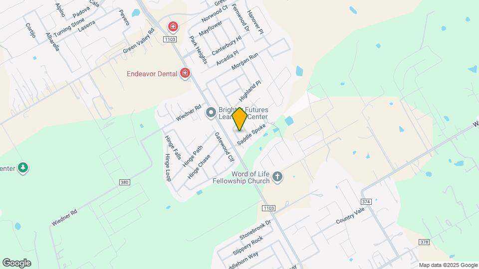 208 Dove Run Map and Location Details