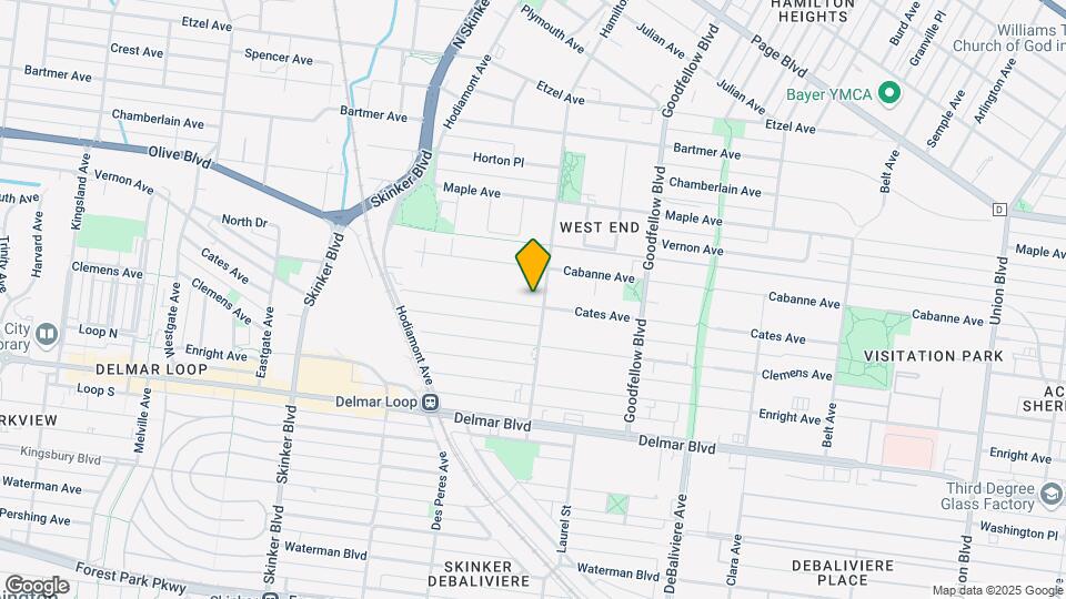 5909 Cates Ave Map and Location Details