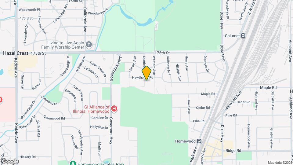 17649 Dundee Ave Map and Location Details