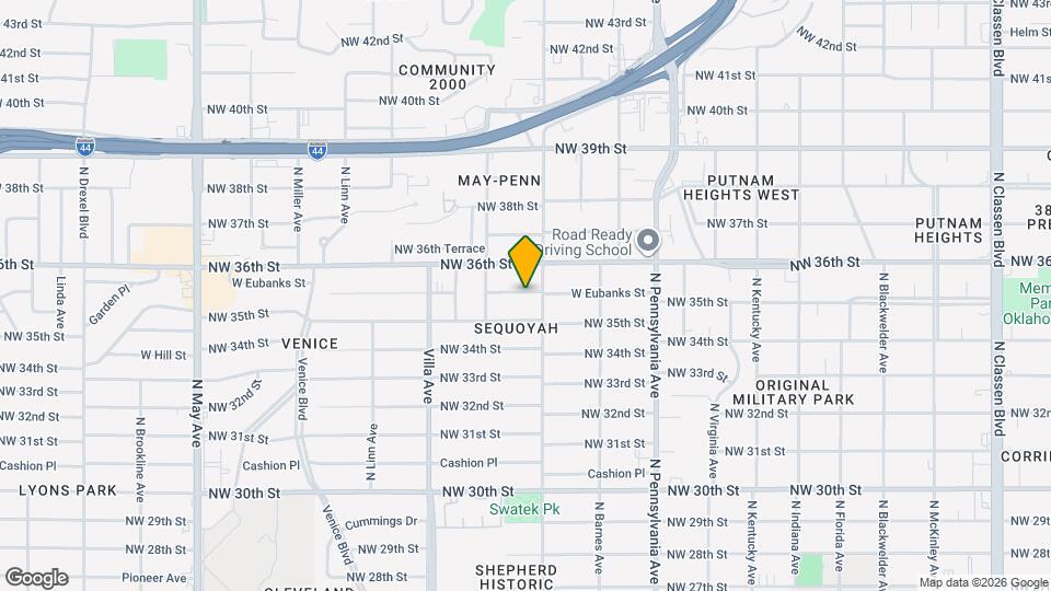 2314 W Eubanks St Mapa y Detalles de la Ubicación
