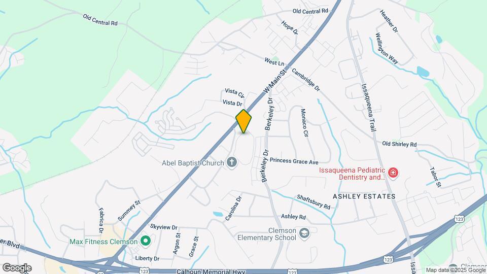 Clemson Edge Mapa y Detalles de la Ubicación