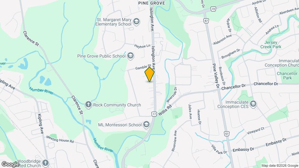 8302 Islington Ave. Map and Location Details