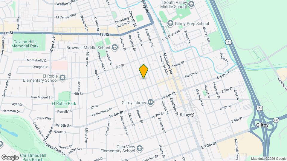 7551 Rosanna St, Unit Unit C Map and Location Details