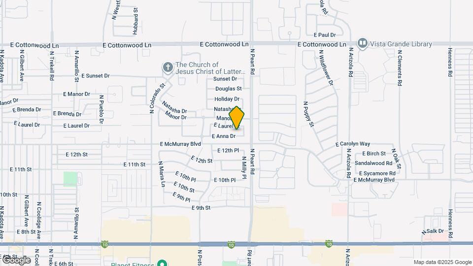 1480 E Anna Dr Map and Location Details
