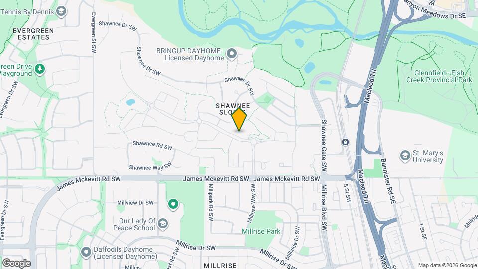 The Towns at Shawny Slopes Map and Location Details