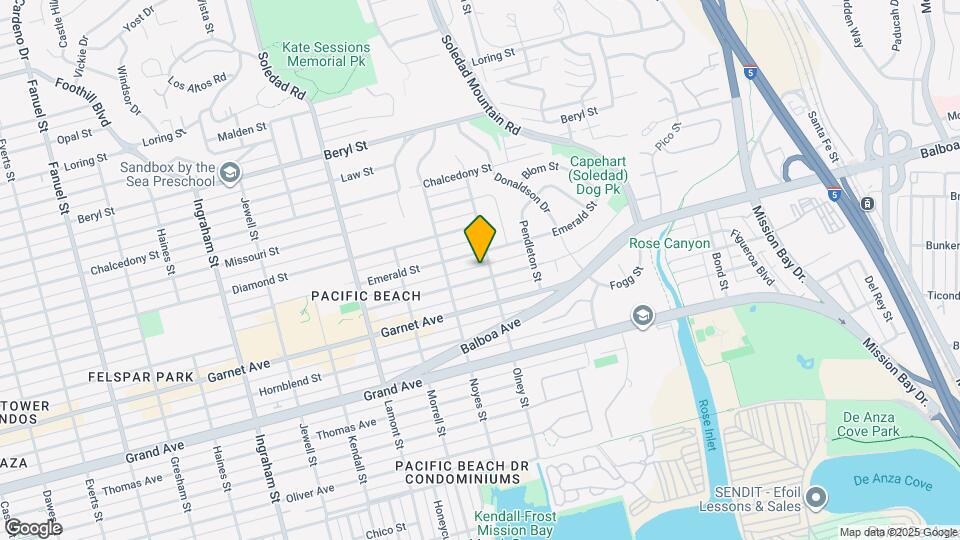 2172 Felspar St Map and Location Details