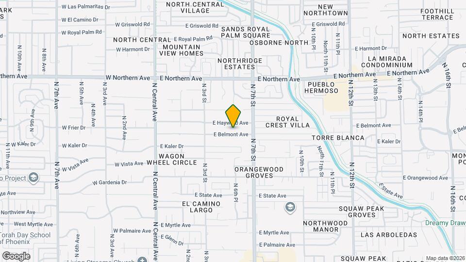 510 E Belmont Ave Map and Location Details