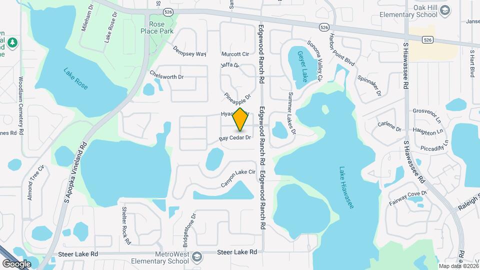 7773 Bay Cedar Dr Mapa y Detalles de la Ubicación