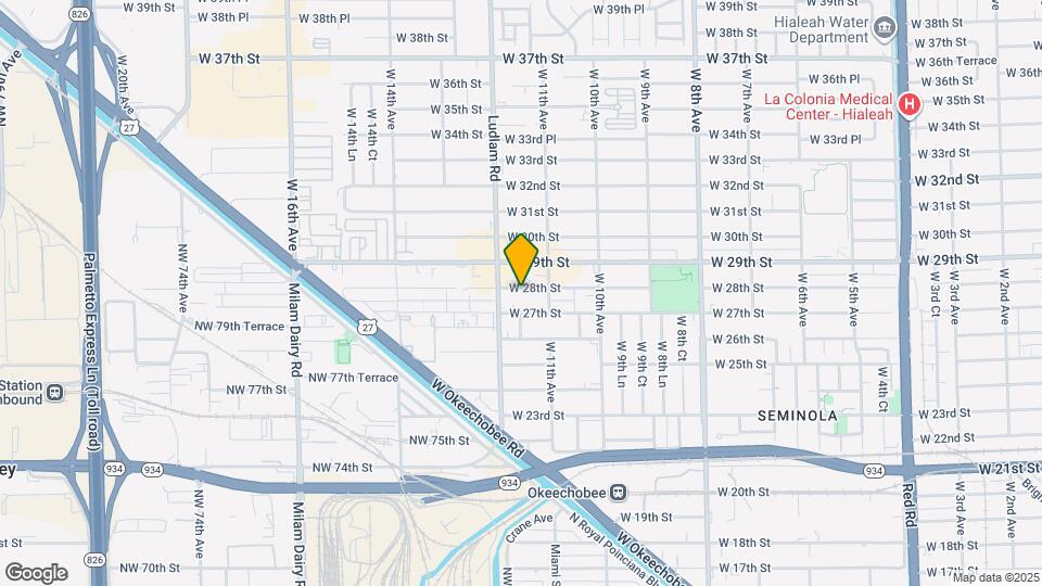 1150 W 28th St Map and Location Details