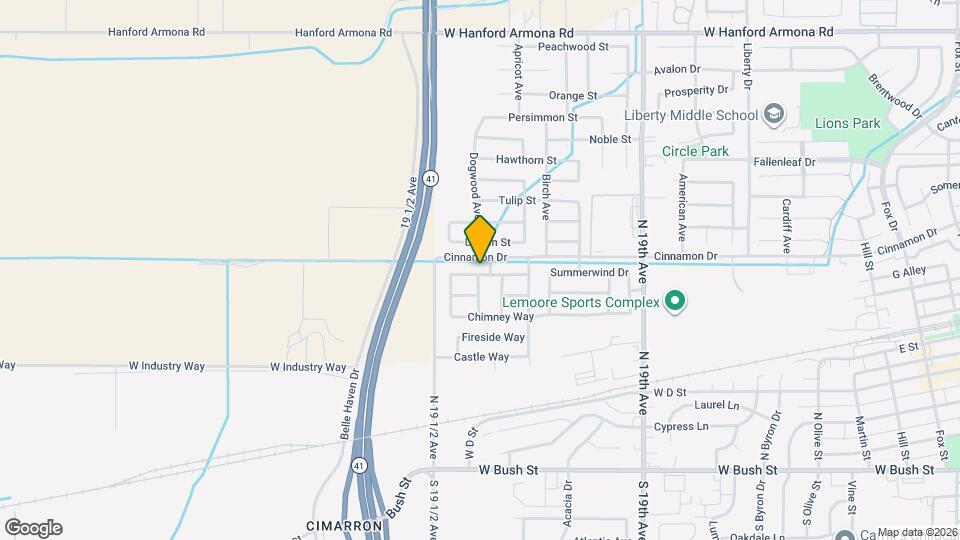 1684 Homestead Way Map and Location Details