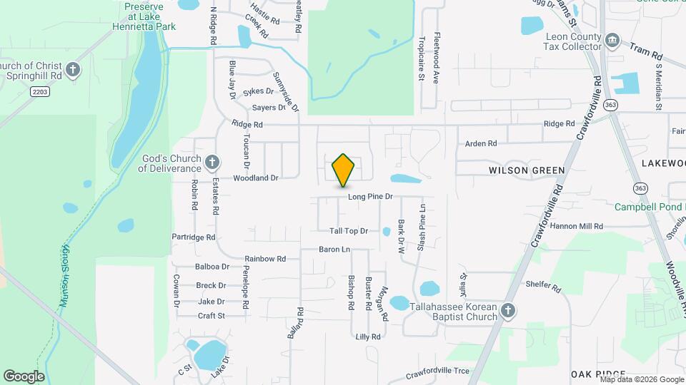 514 Long Pine Dr Map and Location Details