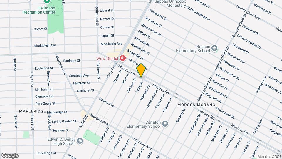 18842 Moross Rd Map and Location Details