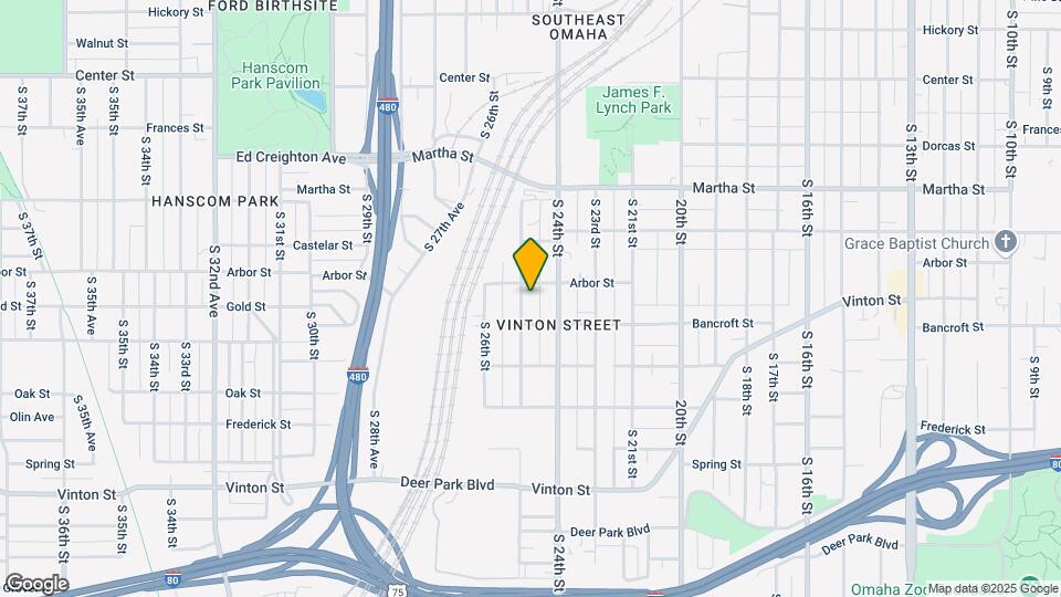 2507 S 25th St Map and Location Details