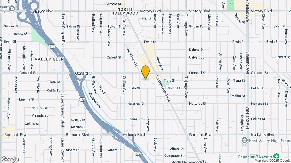 5927 Lemp Ave Map and Location Details