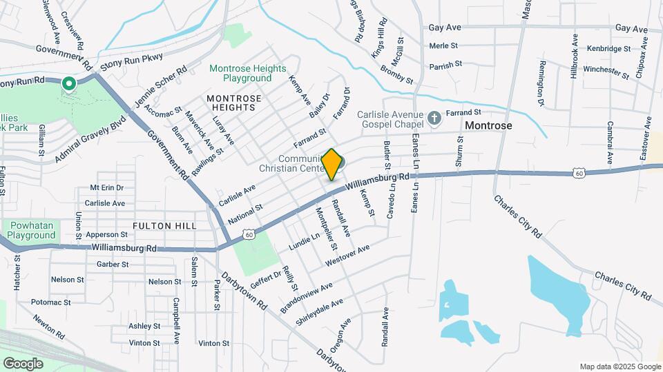 2202 Williamsburg Rd Mapa y Detalles de la Ubicación