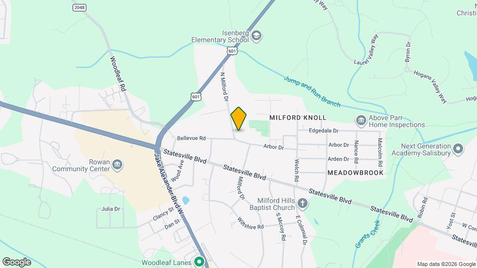 208 N Milford Dr Mapa y Detalles de la Ubicación