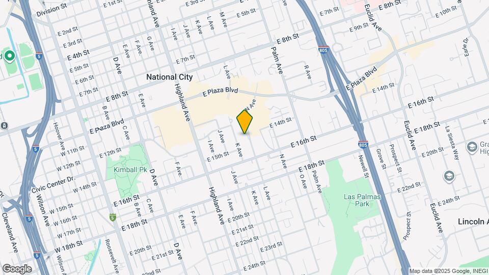 1416 L Ave Map and Location Details