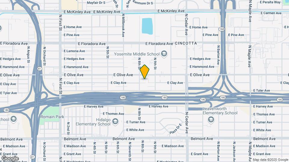1112 N 8th St Map and Location Details