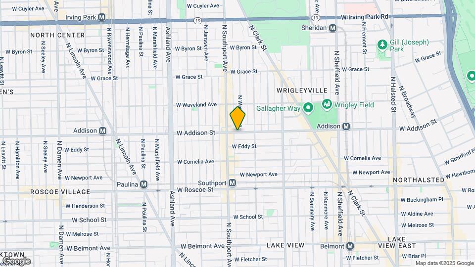 1339 W Addison St Map and Location Details