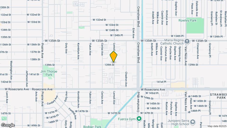 3301 W 139th St Map and Location Details