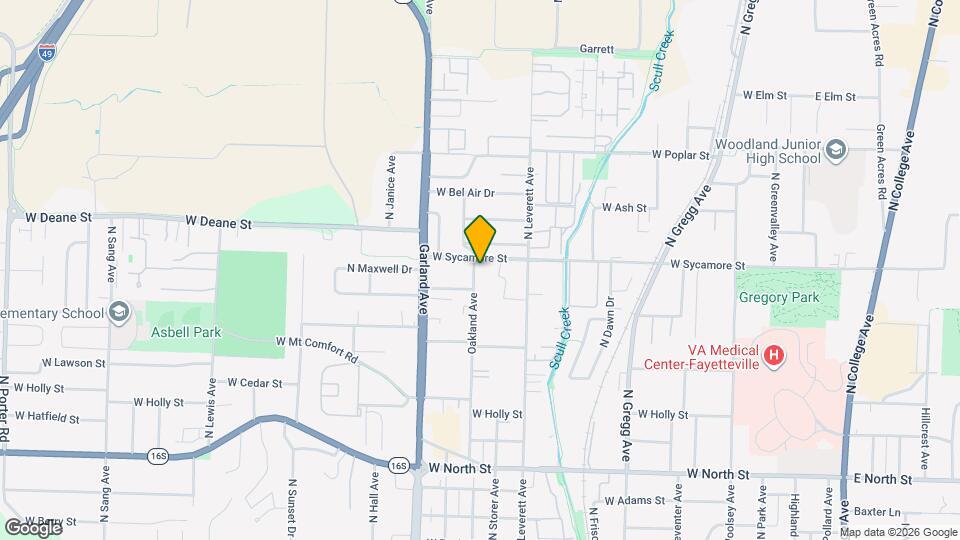 1642 Oakland Ave Map and Location Details