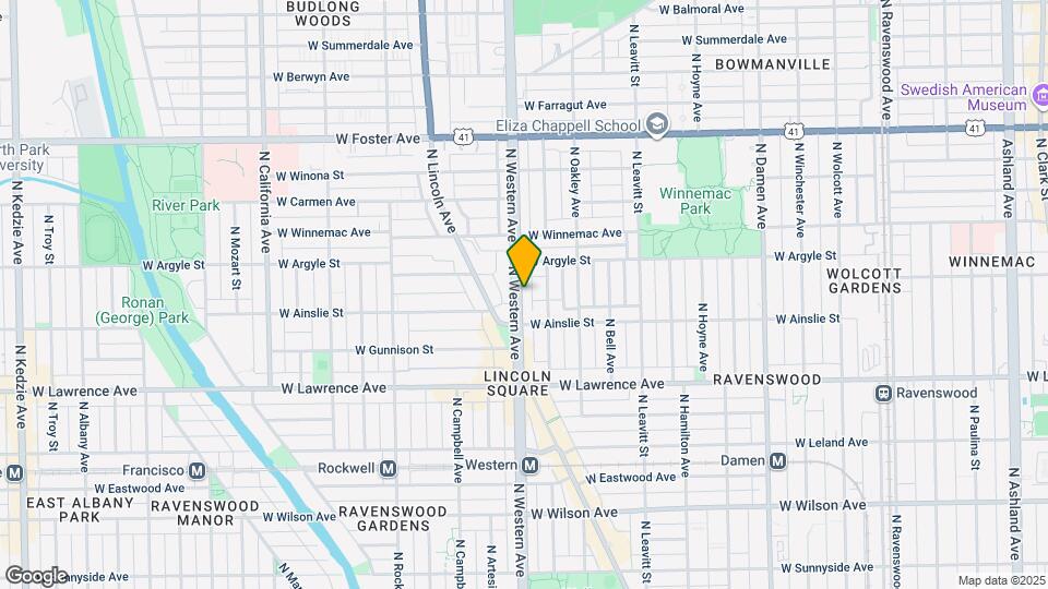 4929 N Western Ave, Unit #1 Map and Location Details