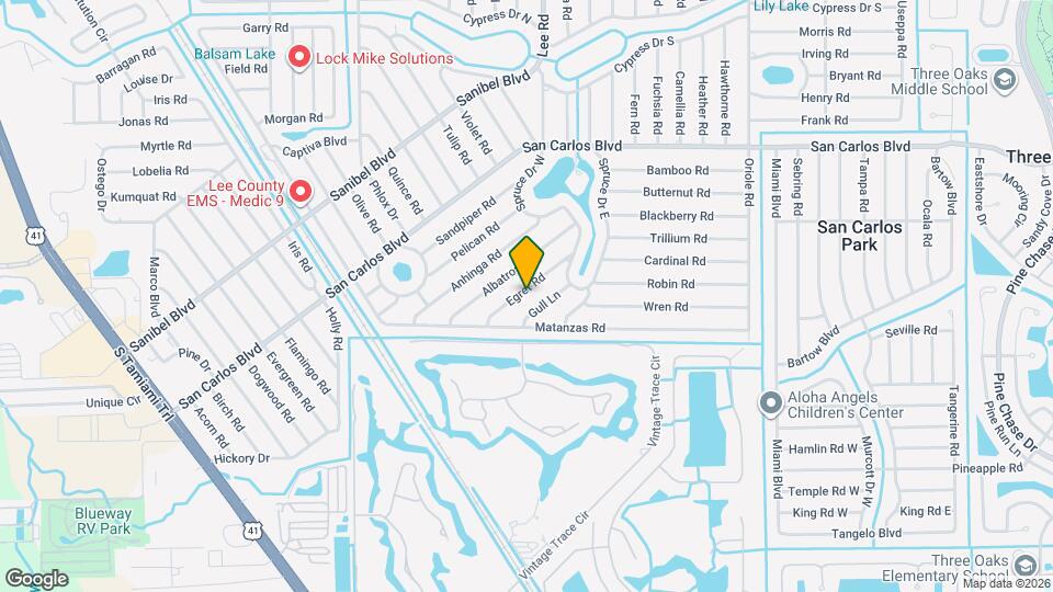 8136 Egret Rd Map and Location Details