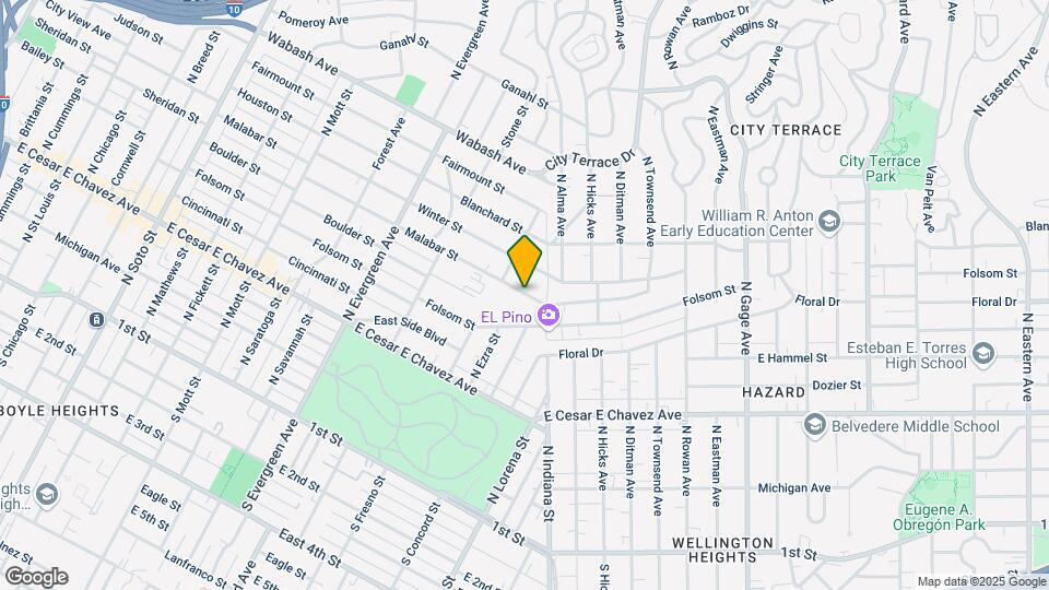 3234 Malabar St Map and Location Details