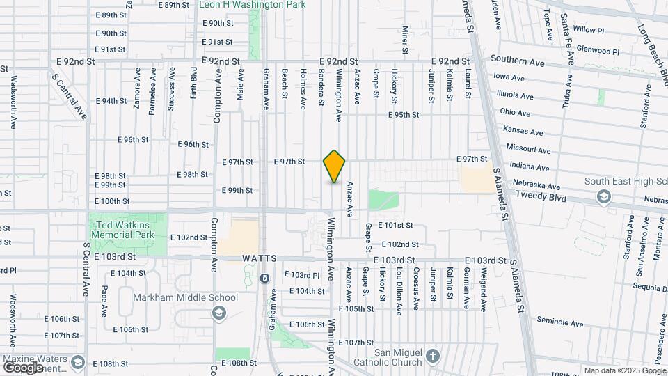9824 Wilmington Ave Map and Location Details