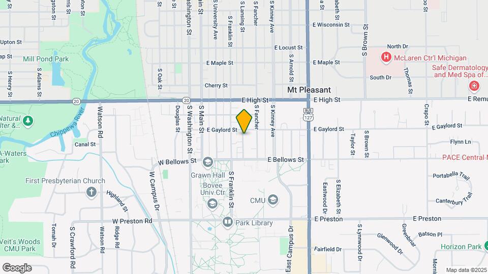 1011 S Lansing St Map and Location Details