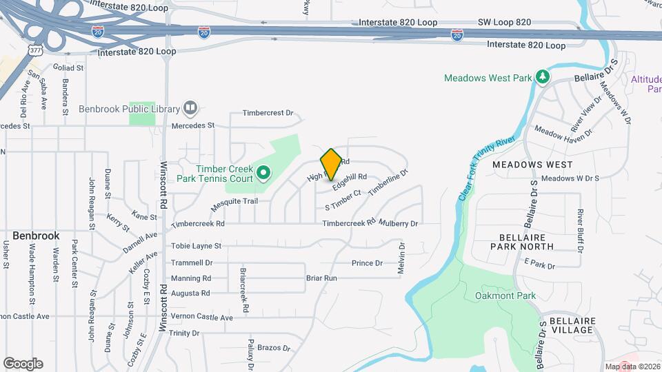 1613 Edgehill Rd Map and Location Details