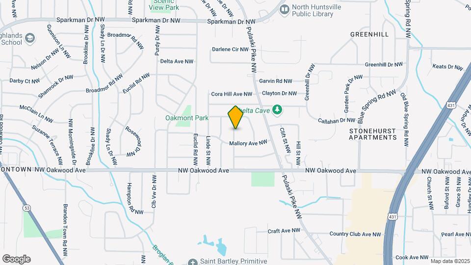 2204 La Salle Rd NW Map and Location Details