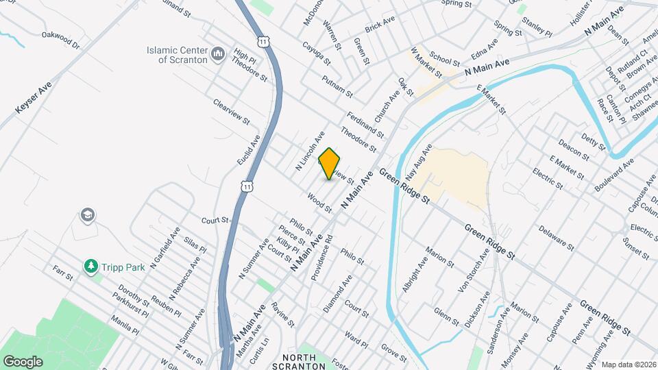 1425 Church Ave Map and Location Details