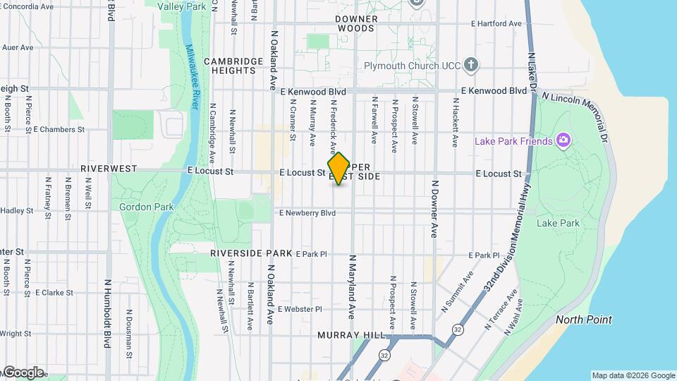 2830 N Frederick Ave, Unit 2830 N Frederick Ave #2 Map and Location Details