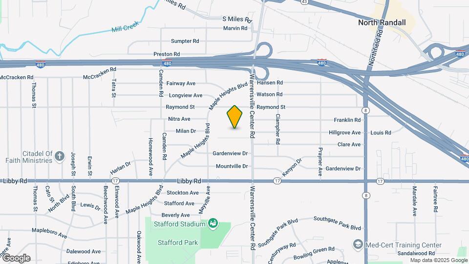 20101 Clare Ave Mapa y Detalles de la Ubicación