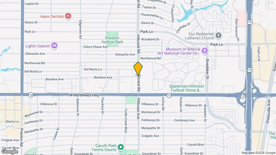 14922 Hillcrest Avenue Mapa y Detalles de la Ubicación