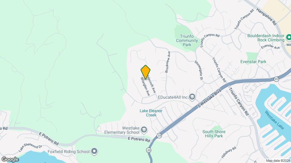 1502 Briarglen Ave Map and Location Details